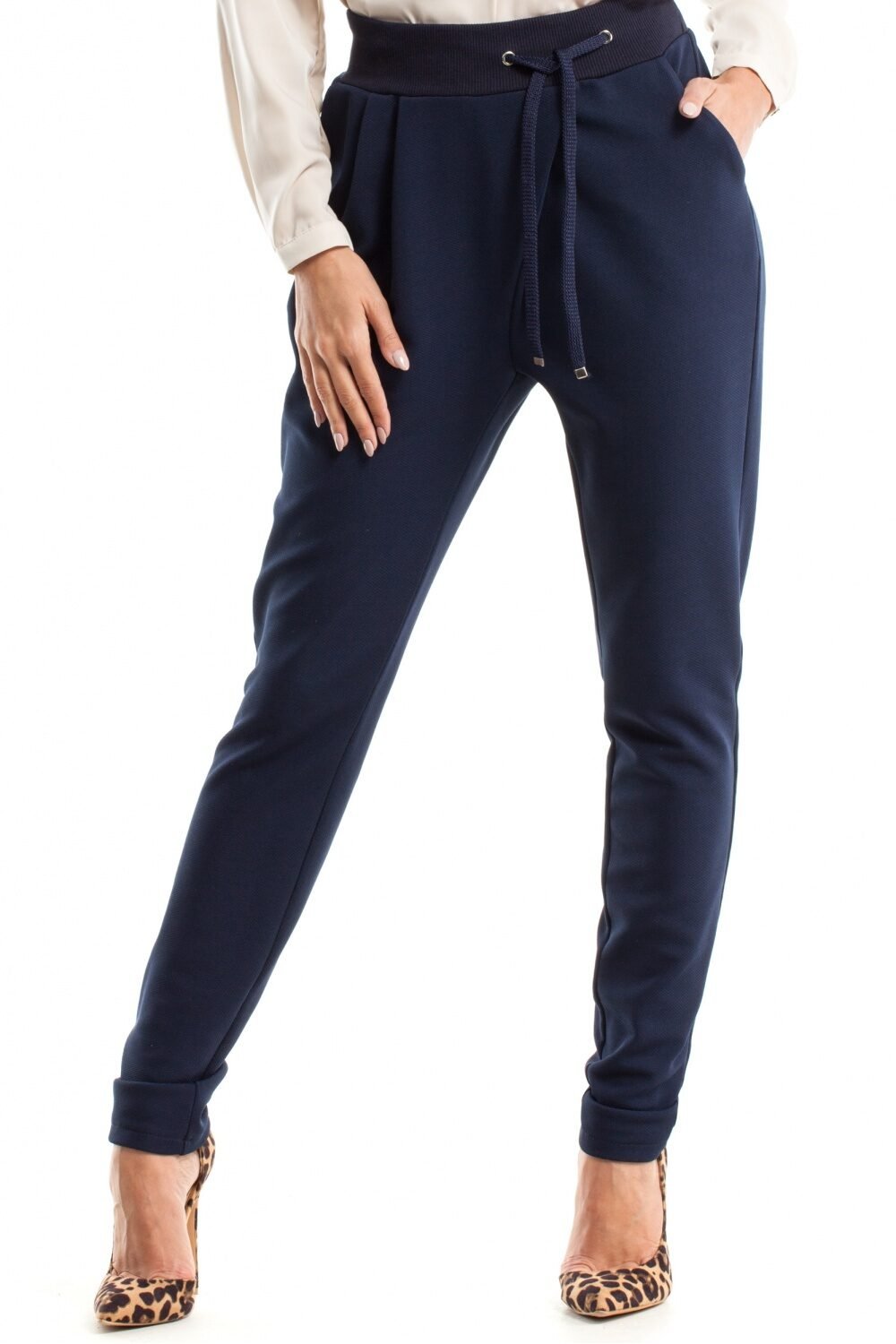 Casual Track Pants for Women in Blue